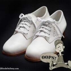 Reproduction white service oxford 1930s 1940s style